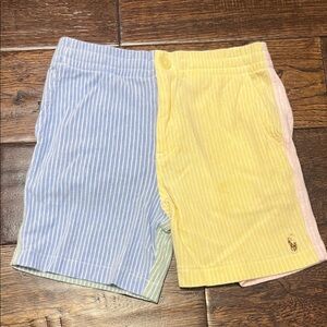Striped Colorblock Shorts
